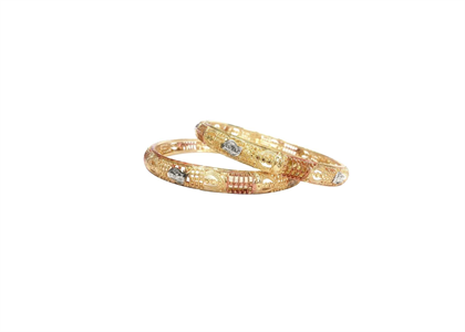 Three Tone Plated | Fashion Bangles